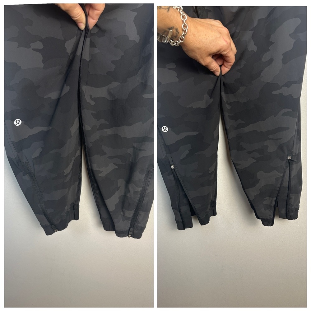 Lululemon Adapted State High Rise Joggers 28” Heritage 365 Camo Deep Coal Size 8 - Picture 13 of 16